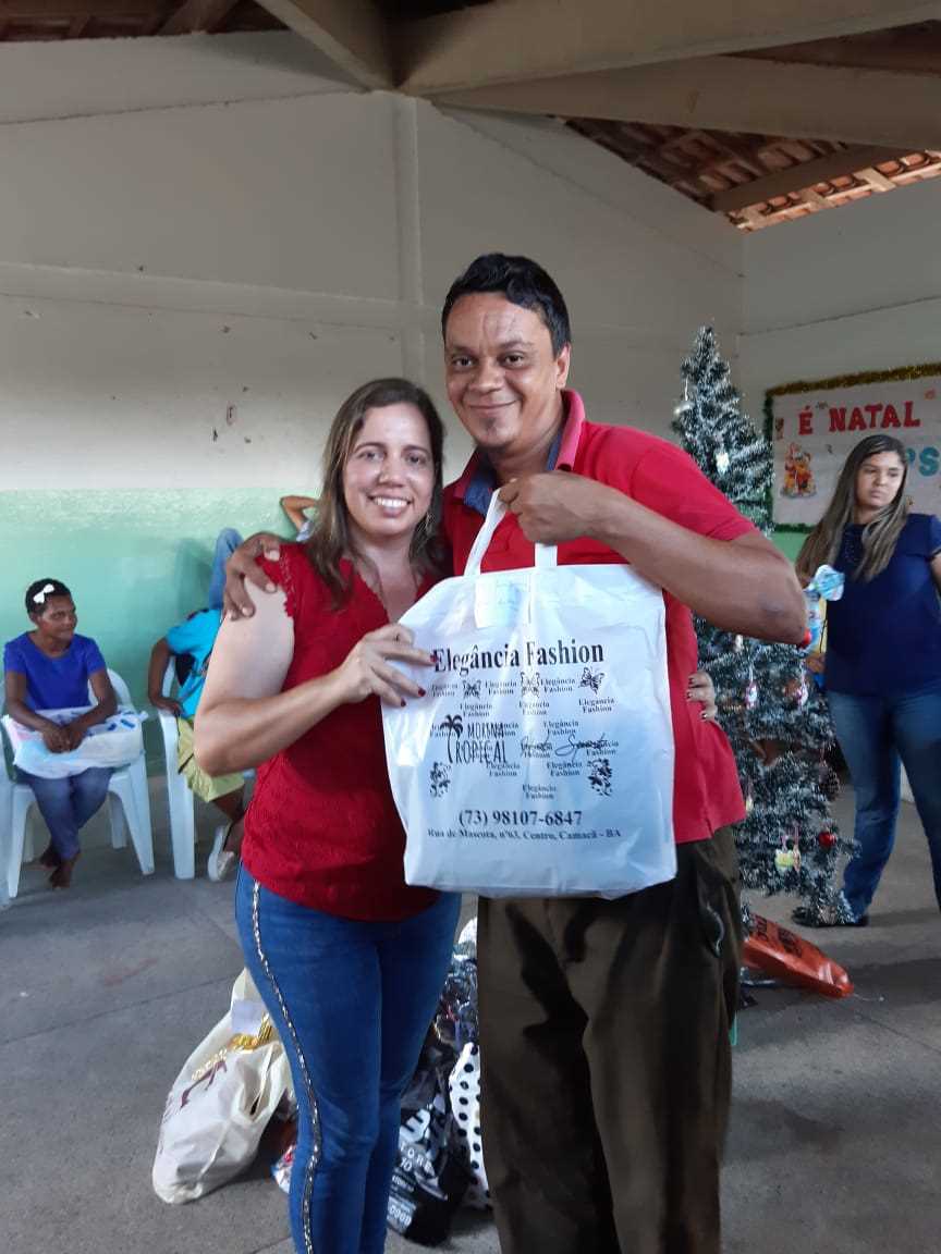 Camacã: Almoço de Natal, presentes e alegria finalizam o ano de 2019 no CAPS
